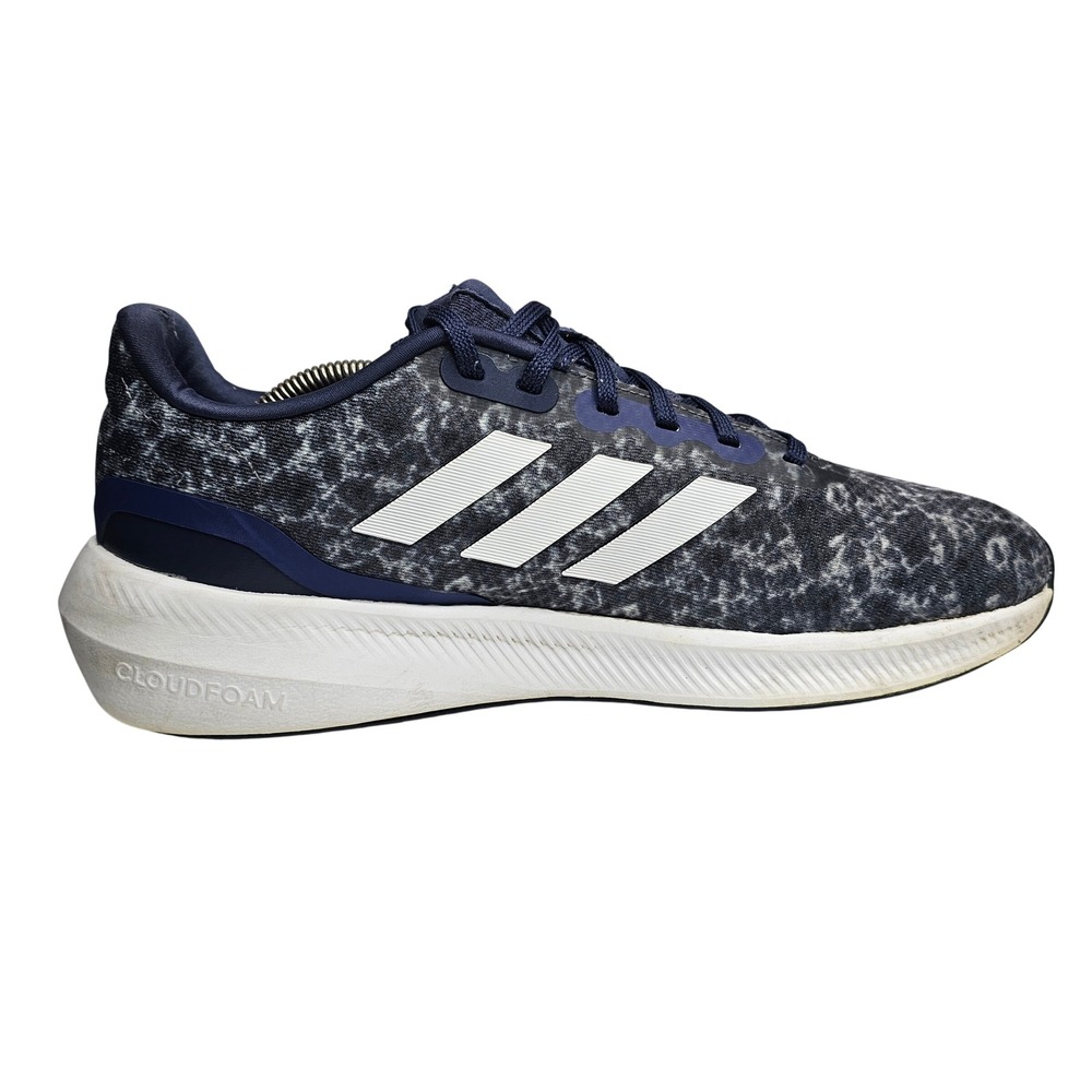 Adidas Runfalcon 2.0 Mens 10.5 Navy Blue Graphic Running Shoes Sneakers - Picture 5 of 11